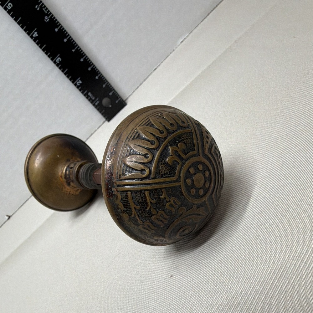 Vintage Brass Door Knob. Bronze With Great Design